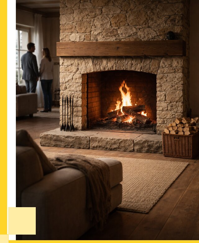 Открытые камины под ключ в Соликамске от 154575 р. ЭриданСлк