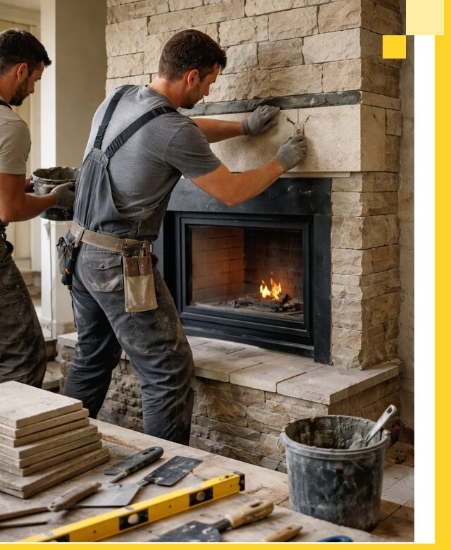 Проектирование и установка открытых каминов в Соликамске