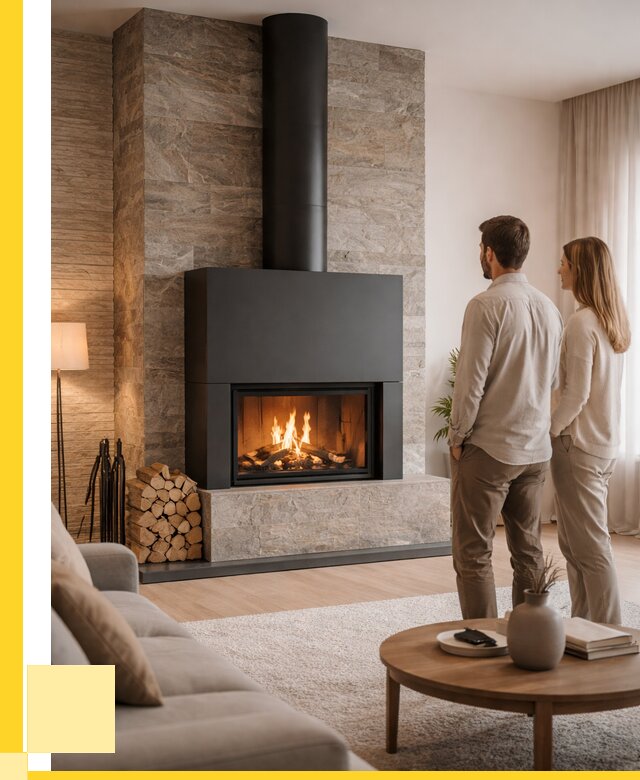 Закрытые камины под ключ в Соликамске от 123660 р., ЭриданСлк