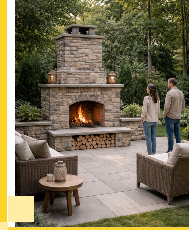 Уличные камины из кирпича в Соликамске от 154575 р. | ЭриданСлк