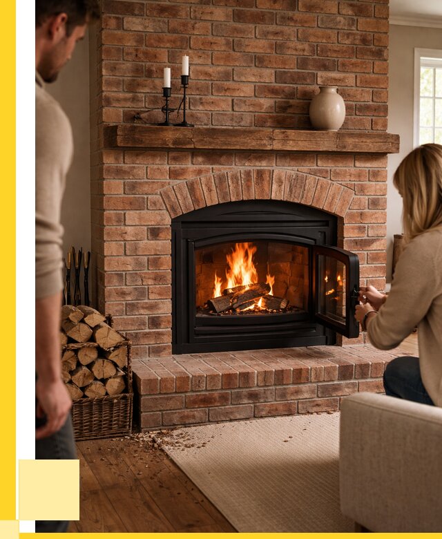 Кирпичные камины под ключ в Соликамске от 154575 р. | ЭриданСлк