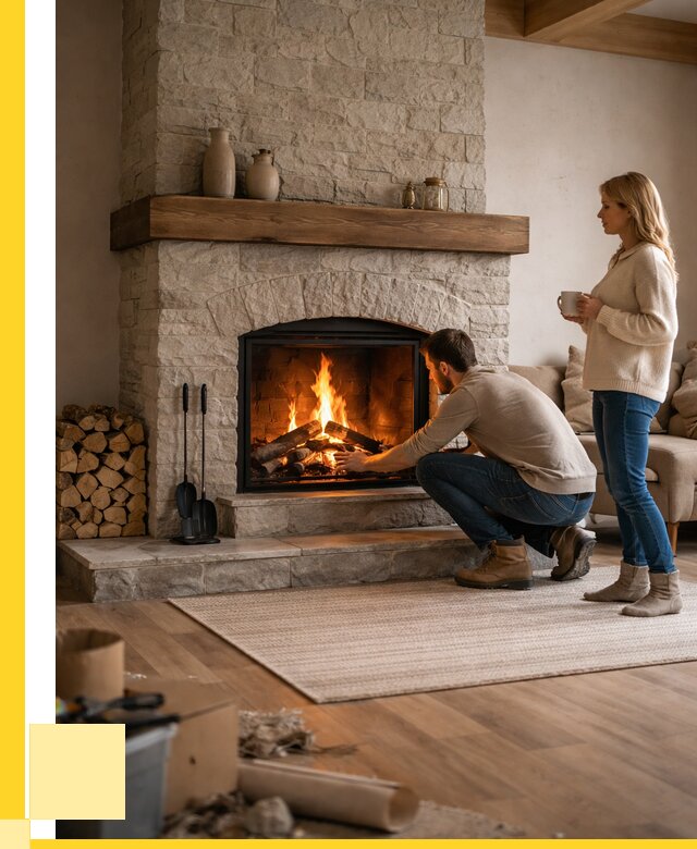 Камины для загородного дома в Соликамске от 360675 р., ЭриданСлк