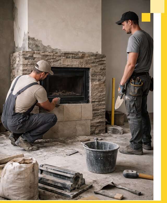 Камины под ключ в Соликамске: проект, изготовление и монтаж