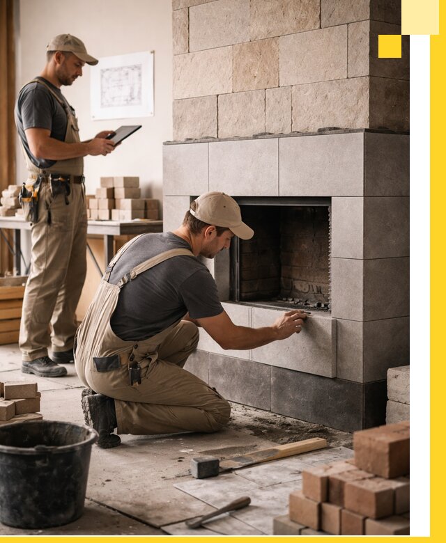 Индивидуальные проекты каминов и каминных систем в Соликамске