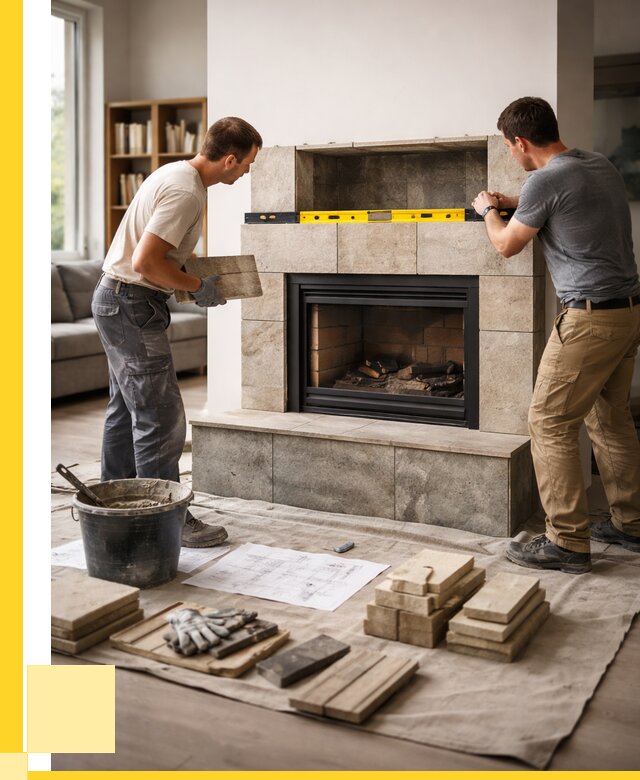 Монтаж каминов и установка в Соликамске от 46373 р. | ЭриданСлк