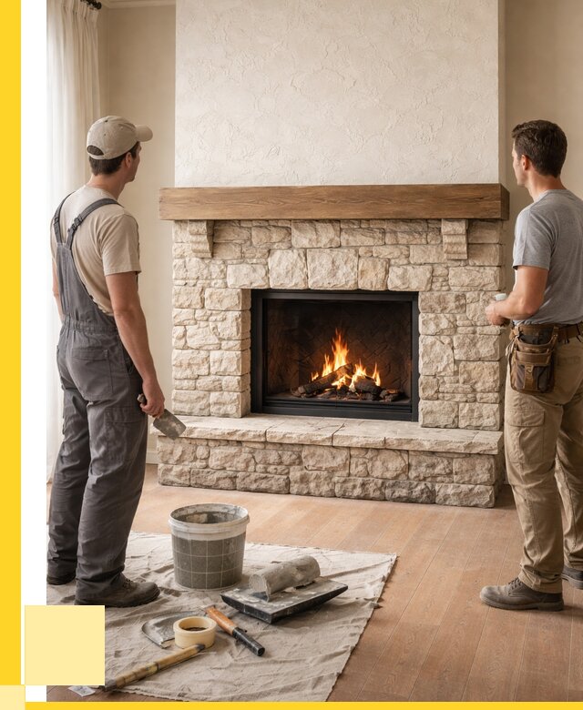 Отделка каминов в Соликамске от 6698 р. под ключ | ЭриданСлк