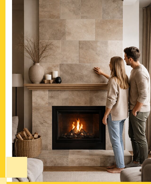 Облицовка каминов керамогранитом в Соликамске от 4637 р. | ЭриданСлк