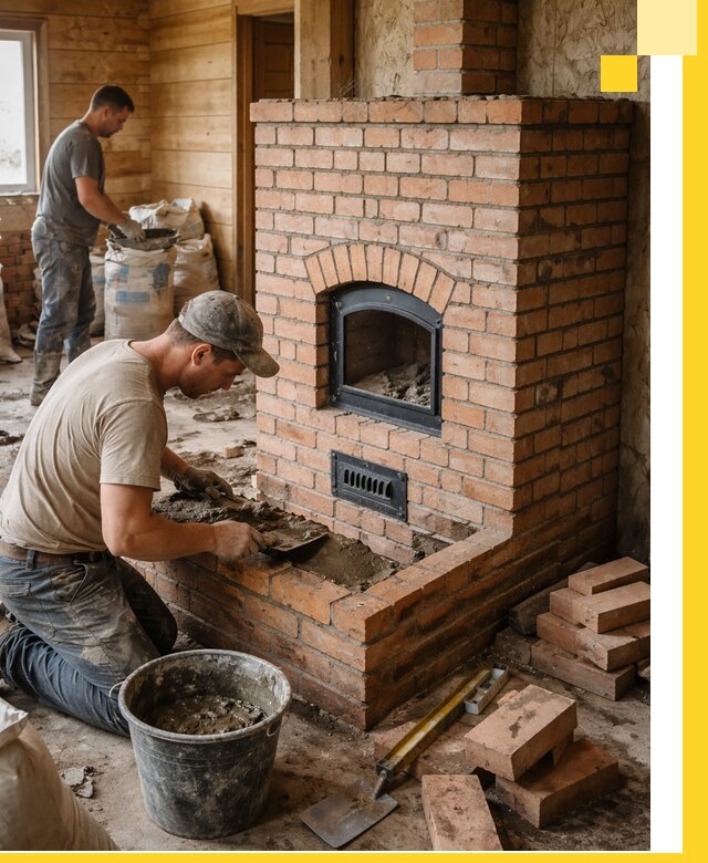 Профессиональное строительство печей в Соликамске под ключ