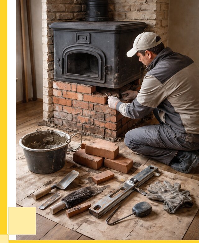 Ремонт печей в Соликамске от 12366 р., услуги печника ЭриданСлк