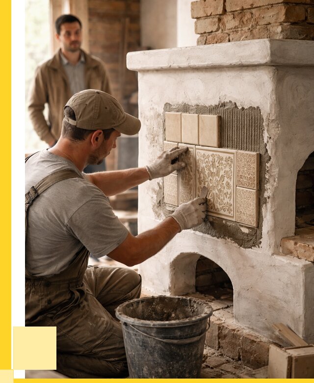 Отделка печей и банных печей в Соликамске от 36068 р. | ЭриданСлк