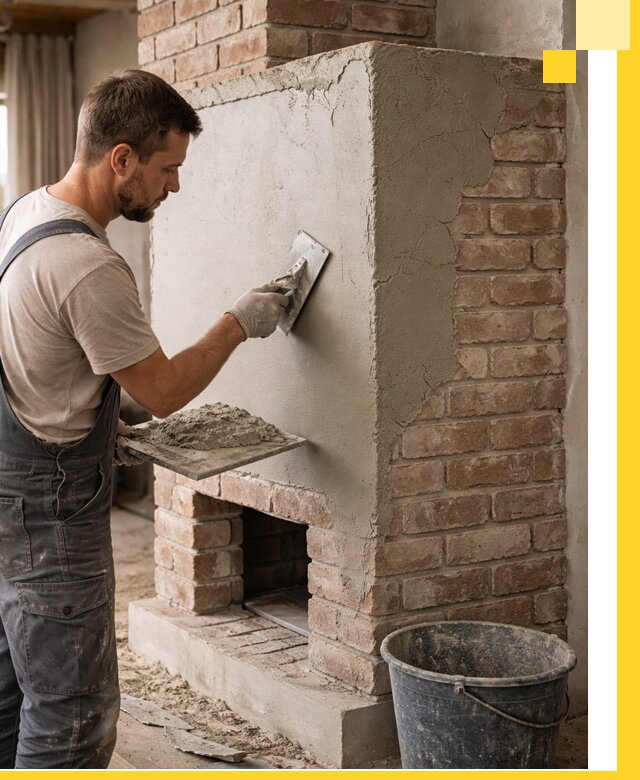 Отделка печей и облицовка каминов в Соликамске под ключ