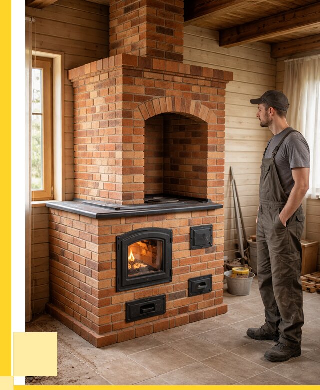 Кирпичные печи в Соликамске: купить от 154575 р. | ЭриданСлк