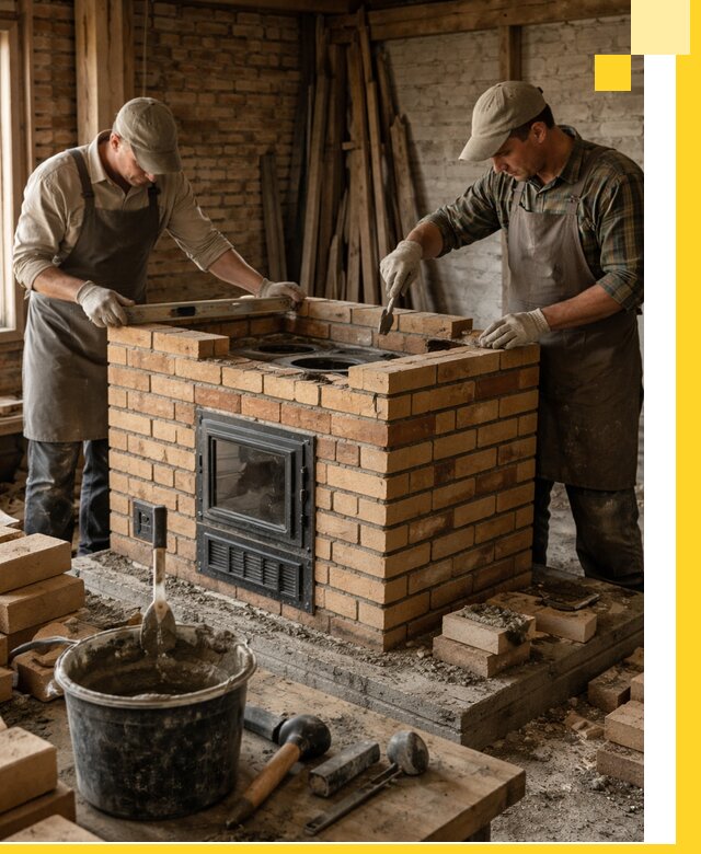 Изготовление и установка варочных печей под ключ в Соликамске