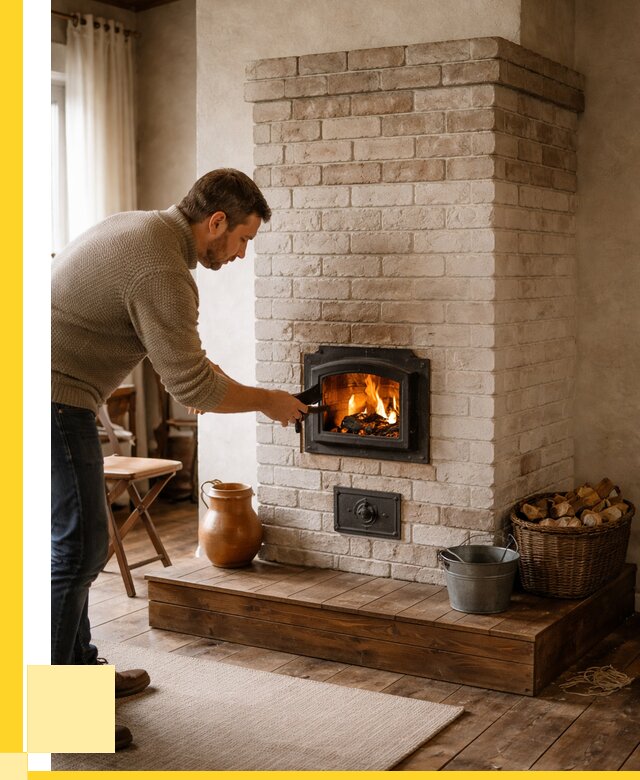 Печь голландка из кирпича в Соликамске от 87593 р. | ЭриданСлк