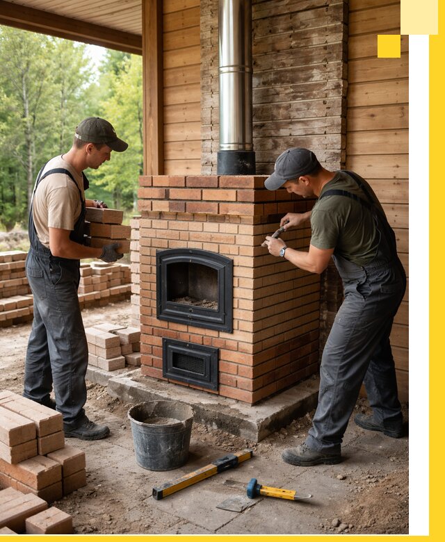 Производство и установка дачных печей под ключ в Соликамске