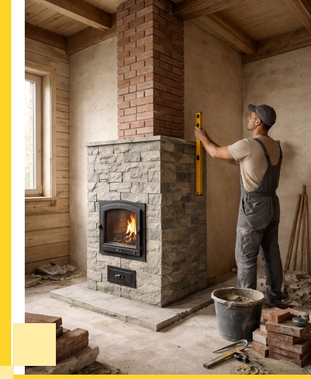 Печи и дымоходы под ключ в Соликамске от 46373 р., ЭриданСлк