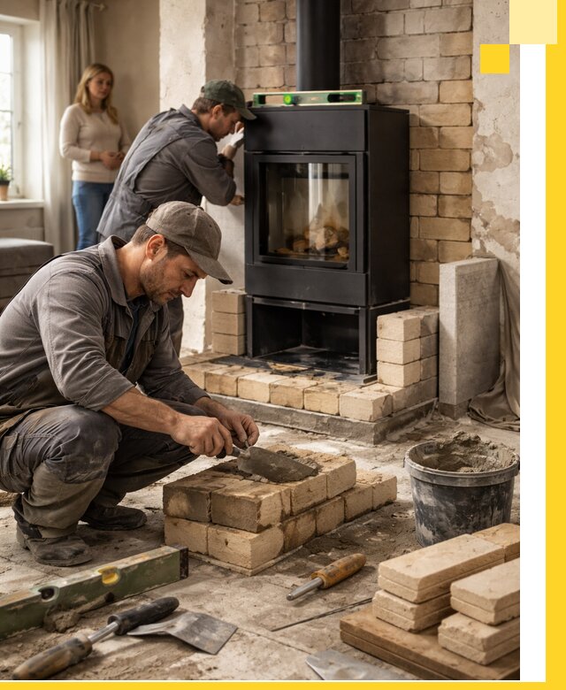 Печи и камины под ключ: проект, установка в Соликамске