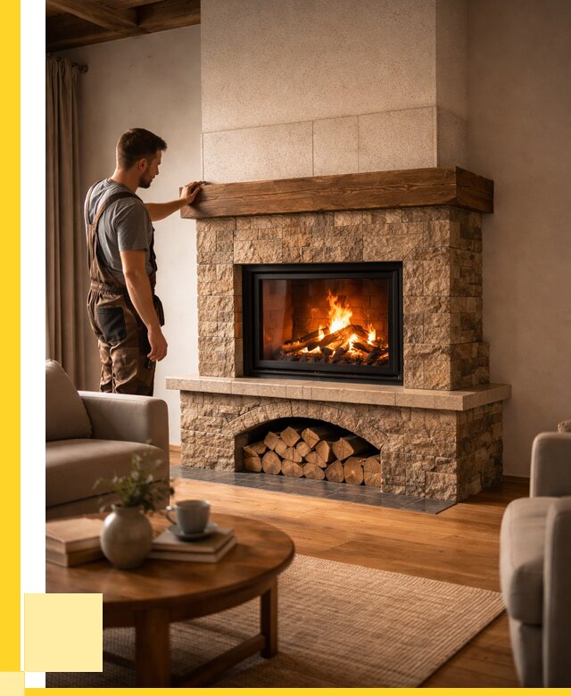 Печи камины для дома под ключ в Соликамске от 56678 р. | ЭриданСлк