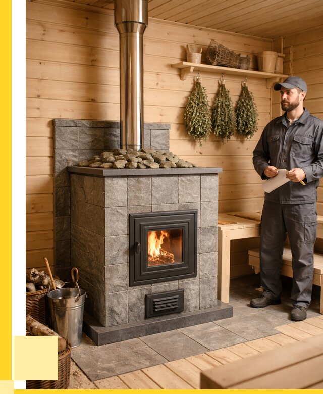 Печи для бани под ключ в Соликамске от 123660 р. | ЭриданСлк