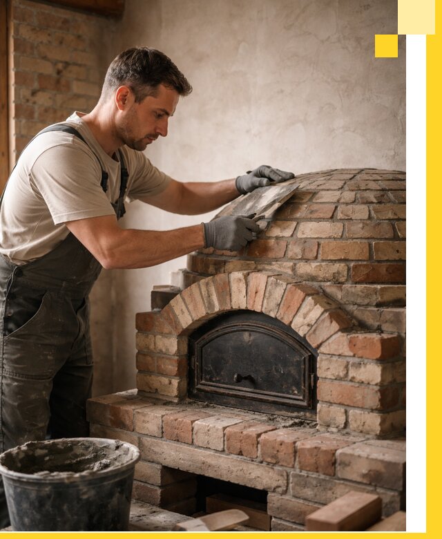 Изготовление и монтаж помпейских печей на заказ в Соликамске