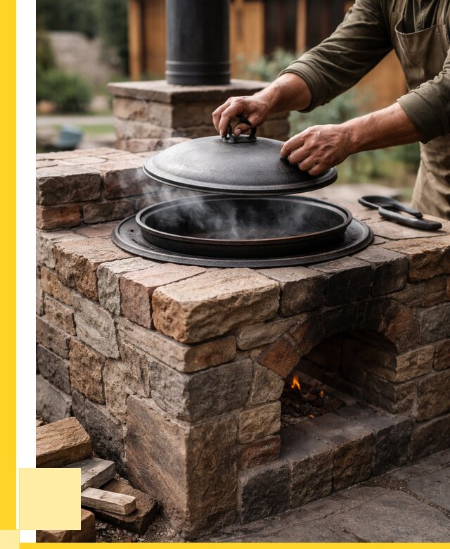 Печи для казана в Соликамске по цене от 18549 р. | ЭриданСлк