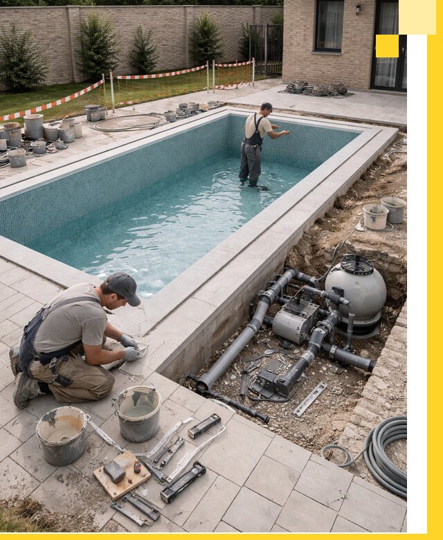 Строительство бассейнов под ключ в Соликамске: проекты и монтаж