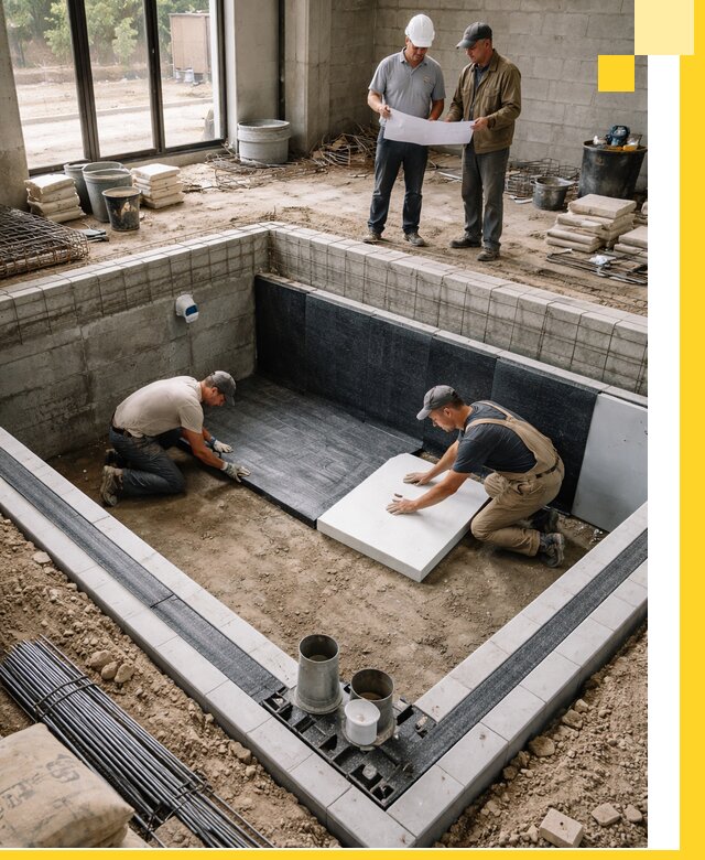 Проекты частных и общественных бассейнов под ключ в Соликамске