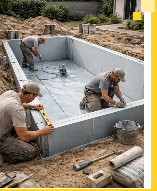 Профессиональный монтаж бассейнов под ключ в Соликамске с гарантией