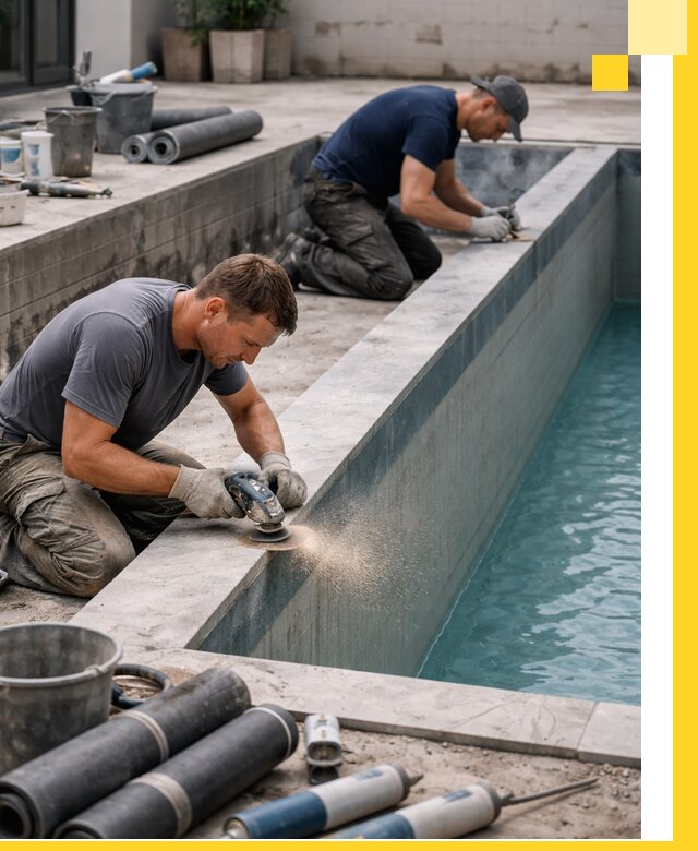 Профессиональный ремонт бассейнов под ключ в Соликамске