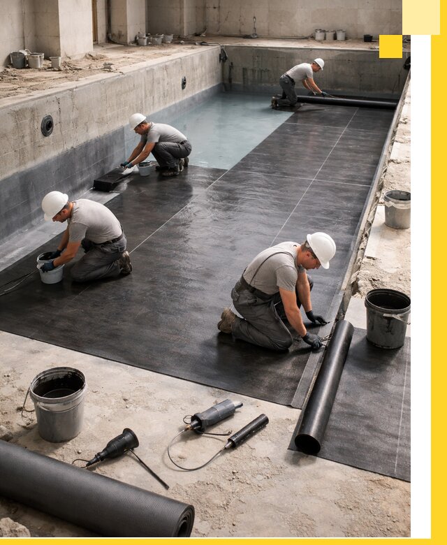 Профессиональная гидроизоляция бассейнов и чаш в Соликамске под ключ