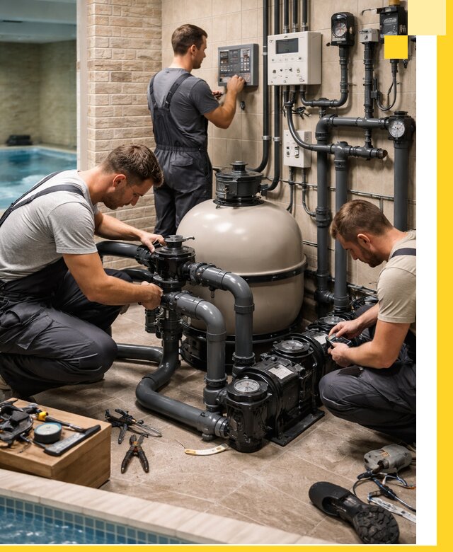 Комплексное оборудование для бассейнов под ключ в Соликамске