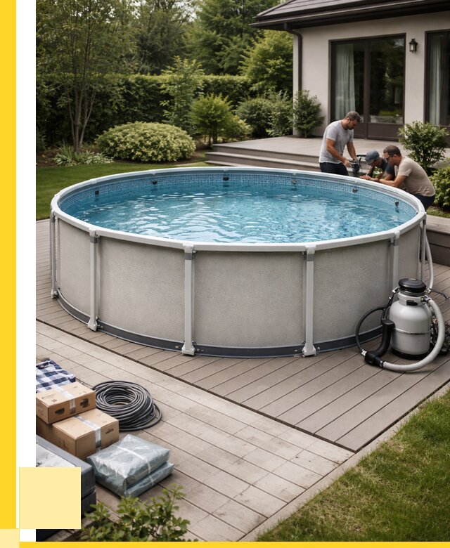 Купить каркасные бассейны в Соликамске от 46373 р. | ЭриданСлк