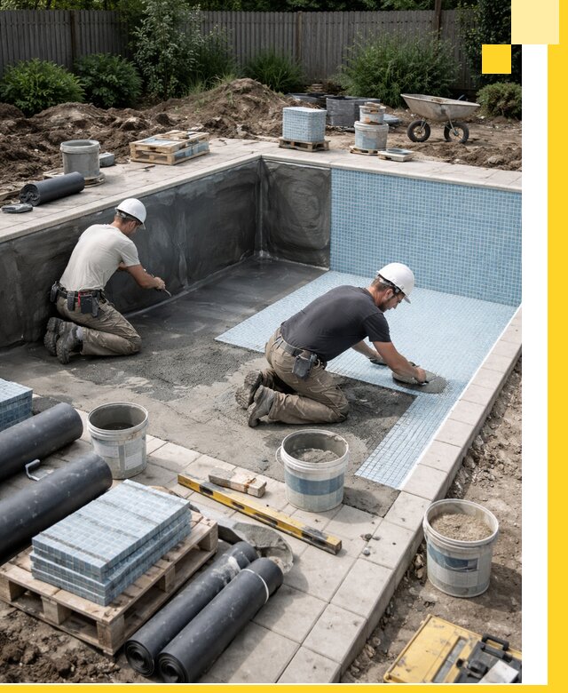 Проектирование и строительство стационарных бассейнов в Соликамске