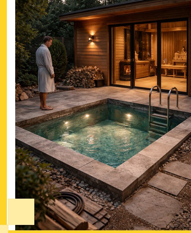 Бани с бассейном под ключ в Соликамске от 97898 р. | ЭриданСлк