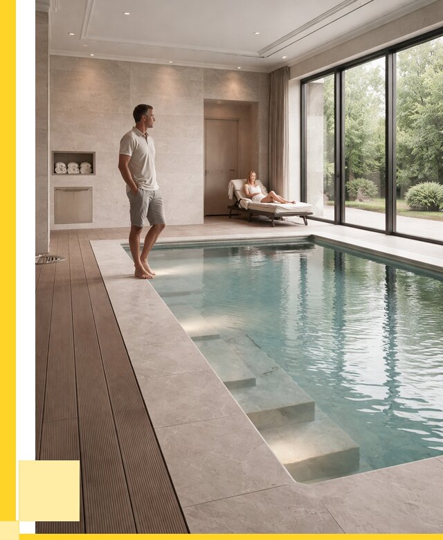 Бассейны в коттедже под ключ в Соликамске от 1236600 р. | ЭриданСлк