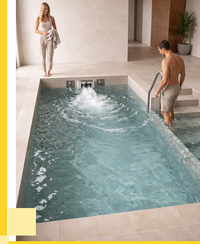 Бассейн с противотоком в Соликамске от 257625 р. | ЭриданСлк