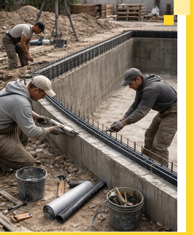 Качественный монтаж чаши бассейна в Соликамске под ключ с гарантией