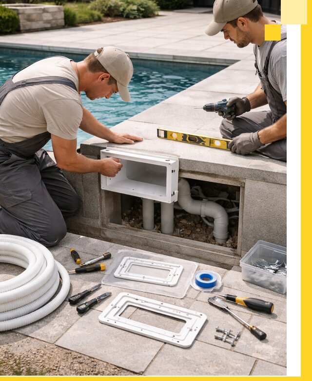 Поставка и установка скиммеров для бассейнов в Соликамске