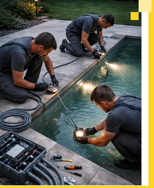 Профессиональное освещение бассейнов в Соликамске: дизайн и монтаж