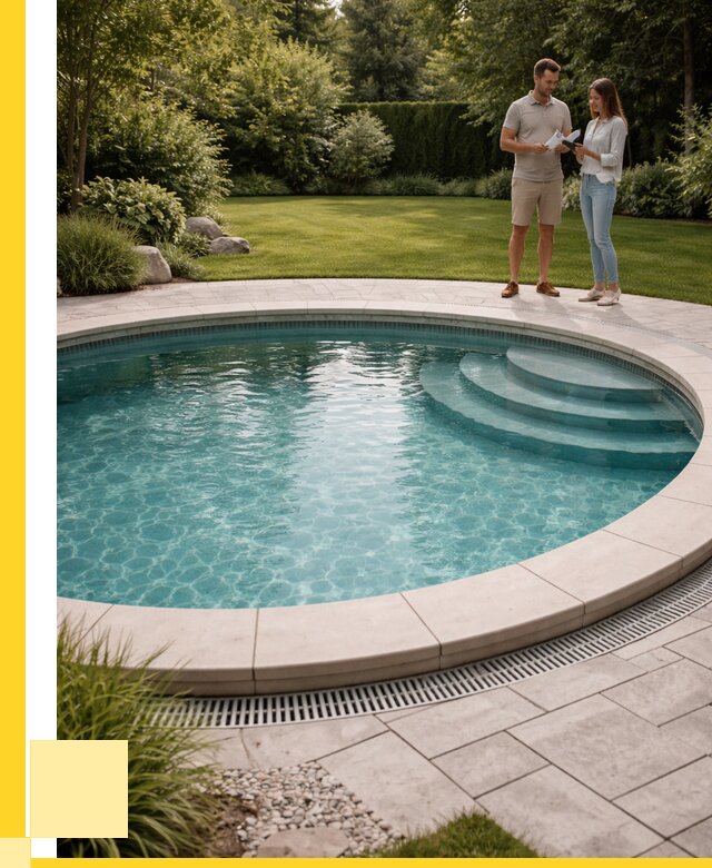 Круглые каркасные бассейны купить в Соликамске от 257625 р. | ЭриданСлк