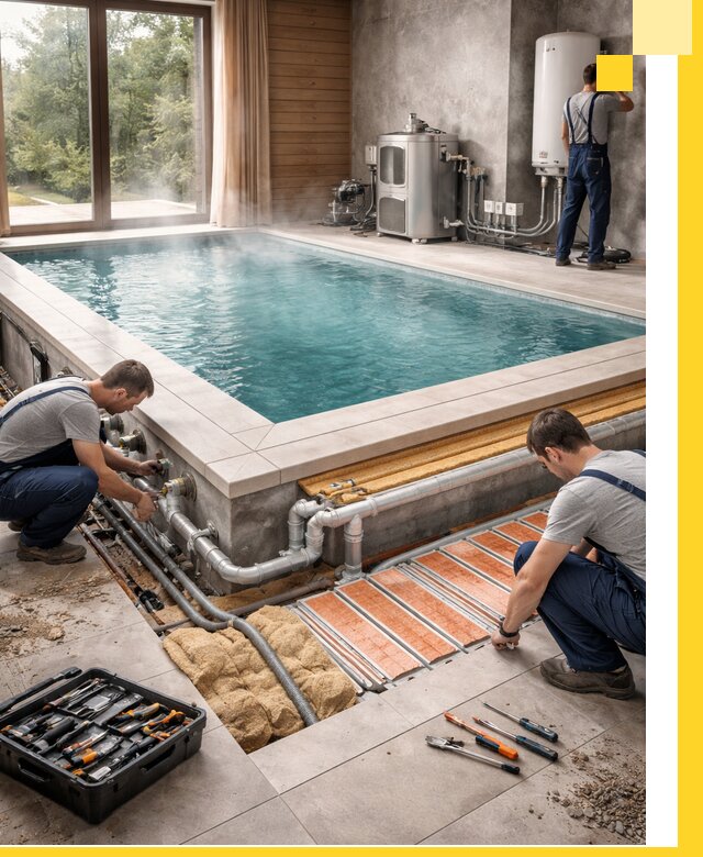 Проектирование и строительство тёплых бассейнов в Соликамске