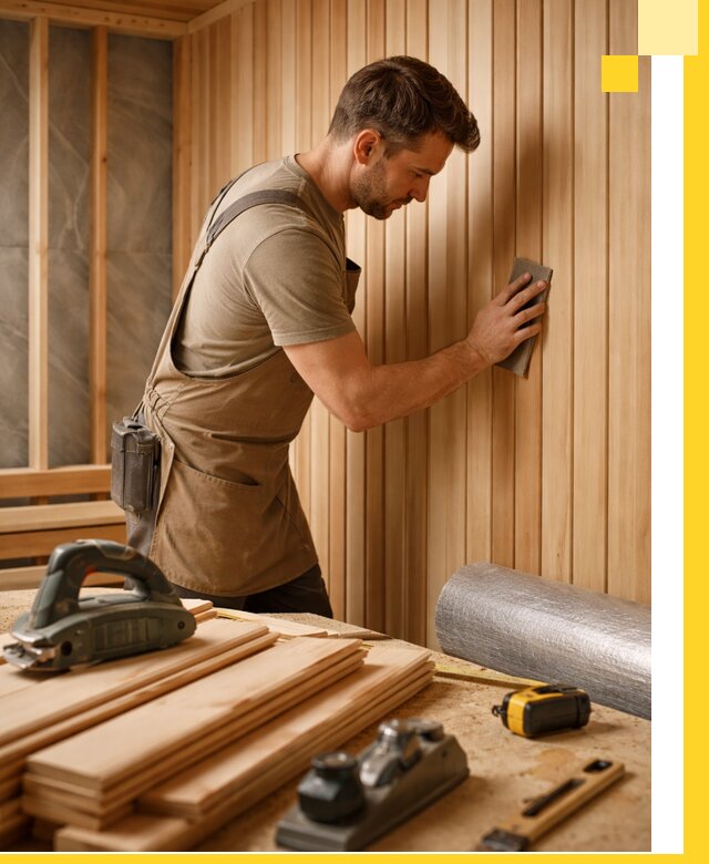 Профессиональная отделка саун и парных под ключ в Соликамске