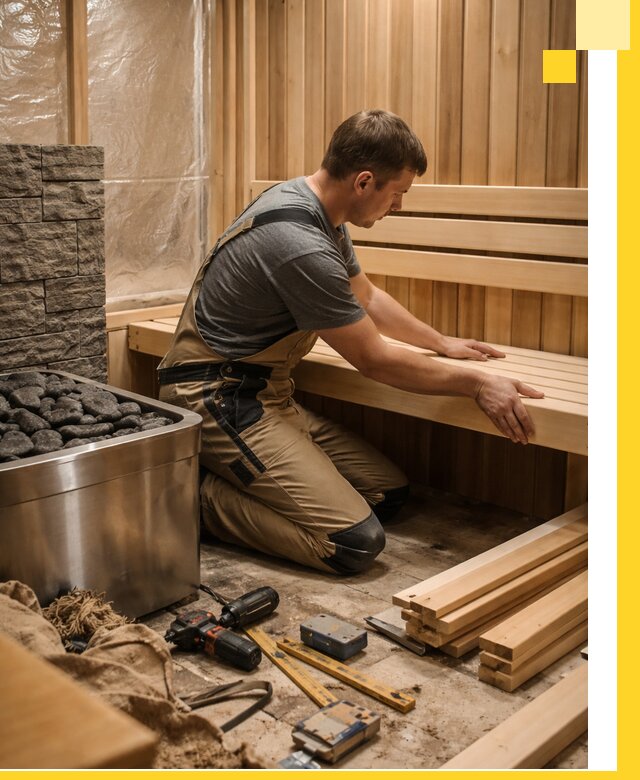 Сауны для дома под ключ с проектированием и монтажом в Соликамске