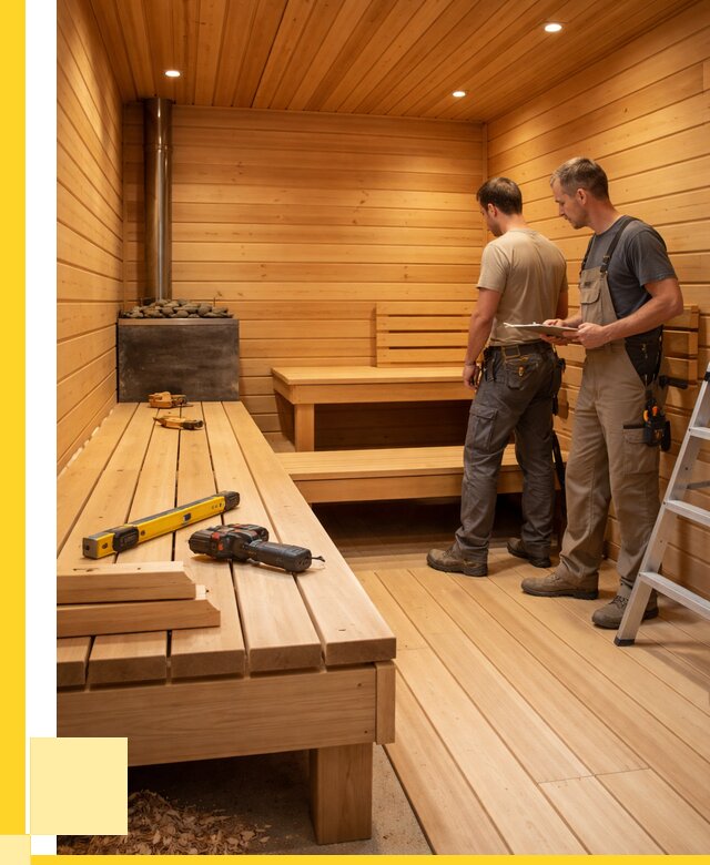 Отделка бань и саун в Соликамске по цене от 4637 р. | ЭриданСлк