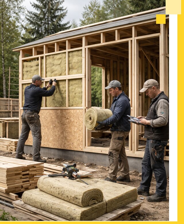 Проектирование и строительство каркасных бань в Соликамске под ключ