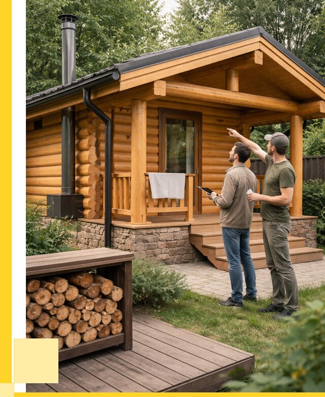 Бани для дачи под ключ в Соликамске от 257625 р. | ЭриданСлк