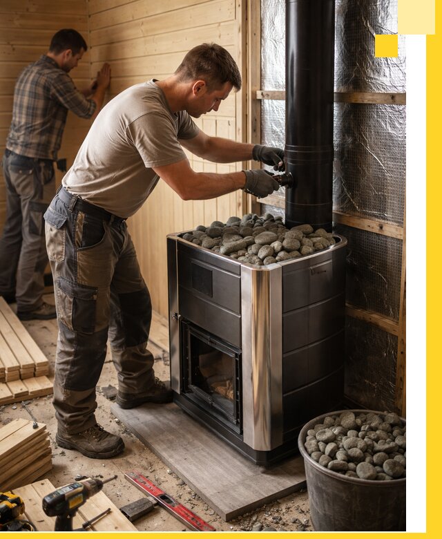 Проектирование и строительство парилок для бани в Соликамске под ключ