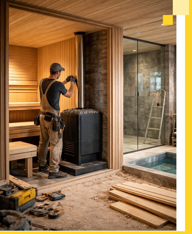 Полное строительство банных комплексов под ключ в Соликамске