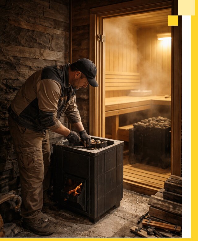 Строительство бани с сауной под ключ в Соликамске от проекта до сдачи