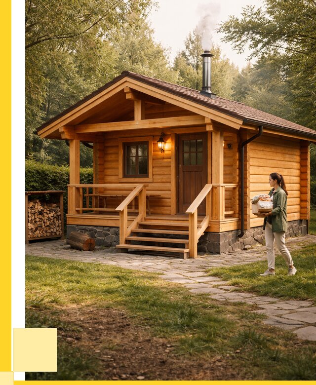 Купить баню под ключ в Соликамске от 669825 р. | ЭриданСлк